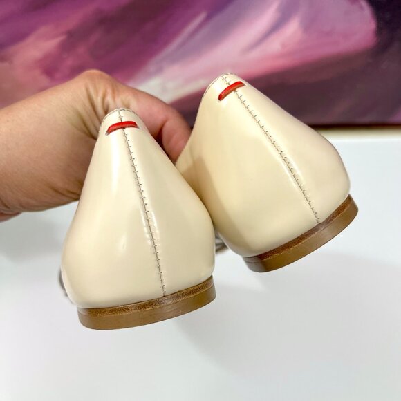 Aeyde Martha Pointed Toe Flats in Creamy  Size EU 36 / US 6 - Picture 7 of 13